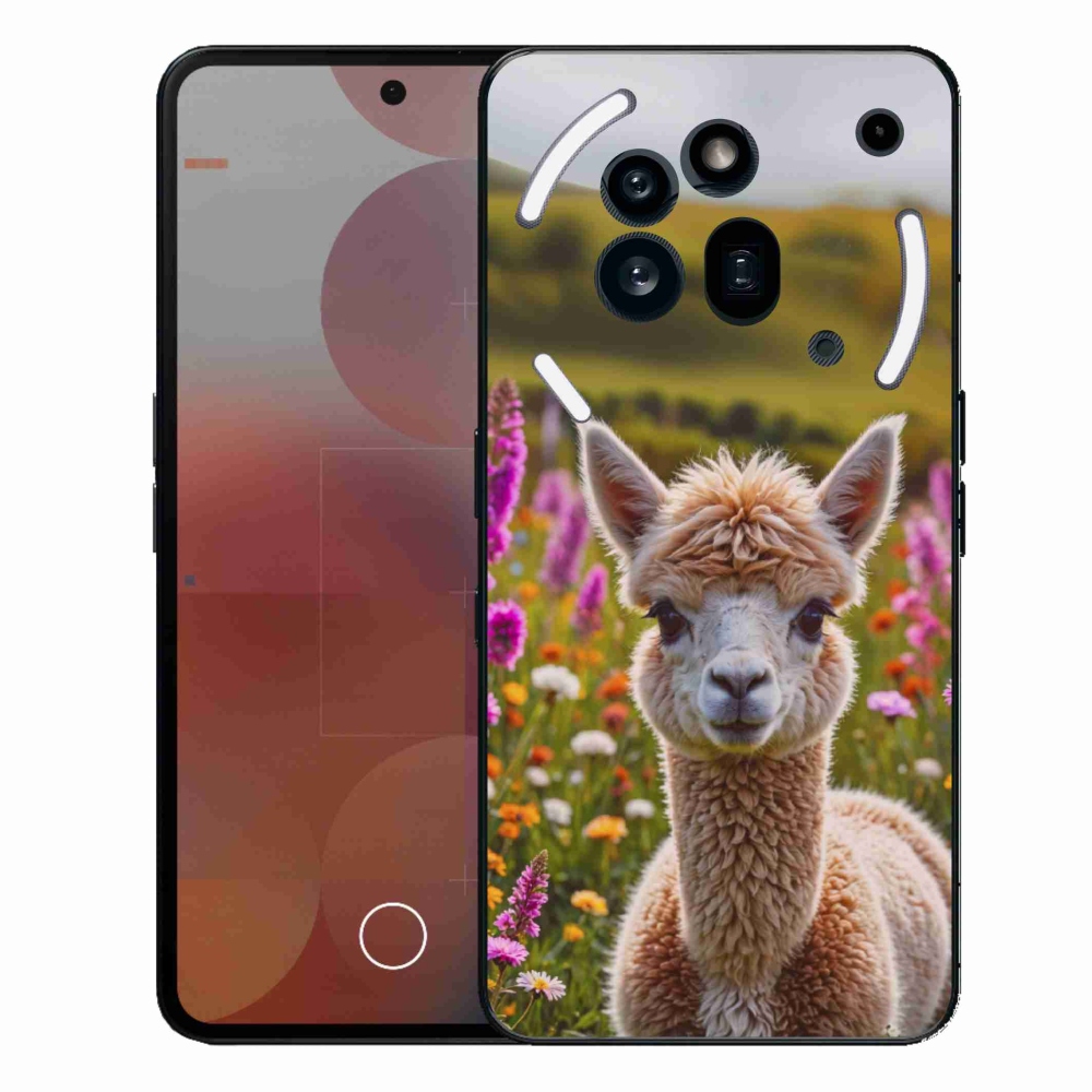 Gélový kryt mmCase na Nothing Phone (3a) Pro - lama na lúke