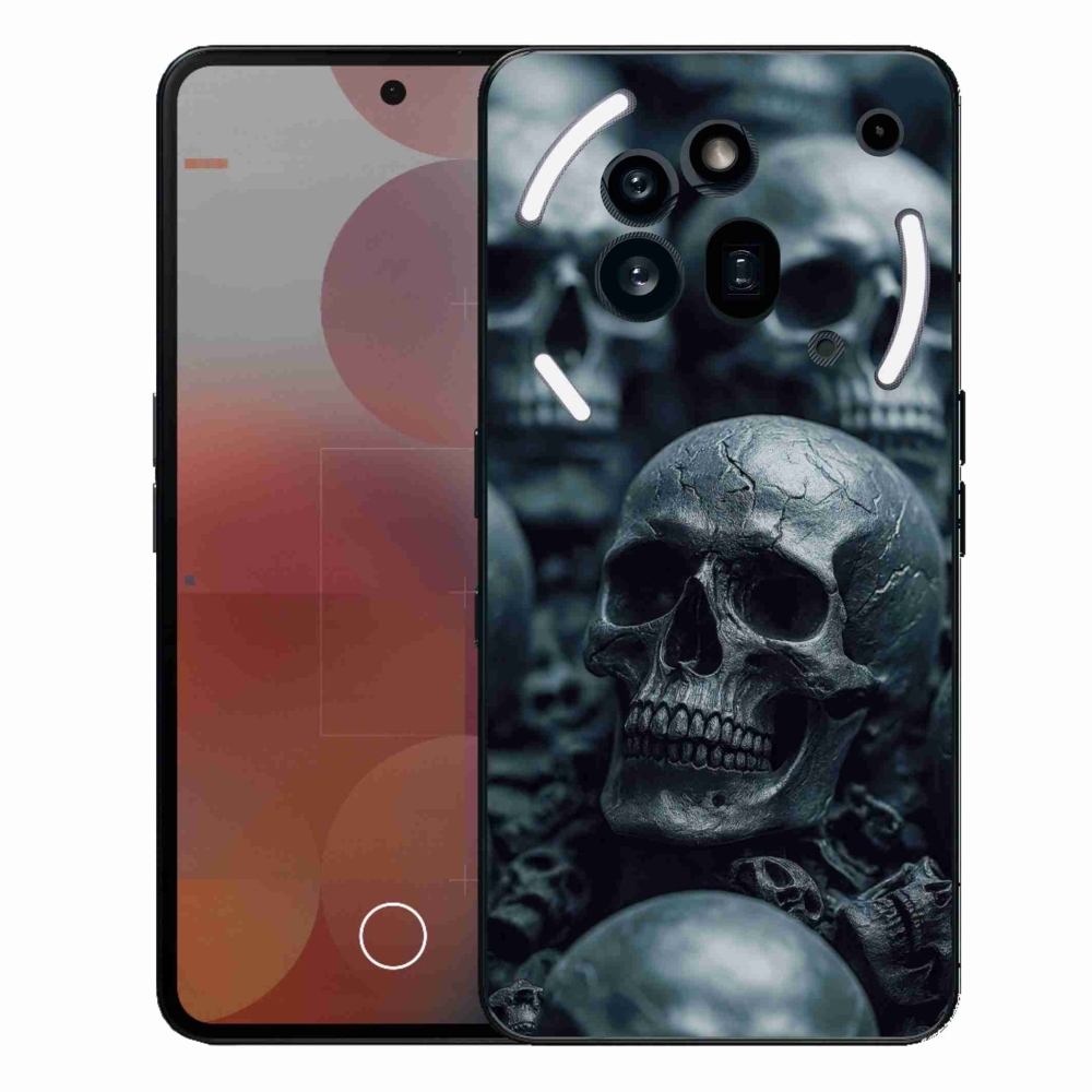 Gélový kryt mmCase na Nothing Phone (3a) Pro - lebka 2