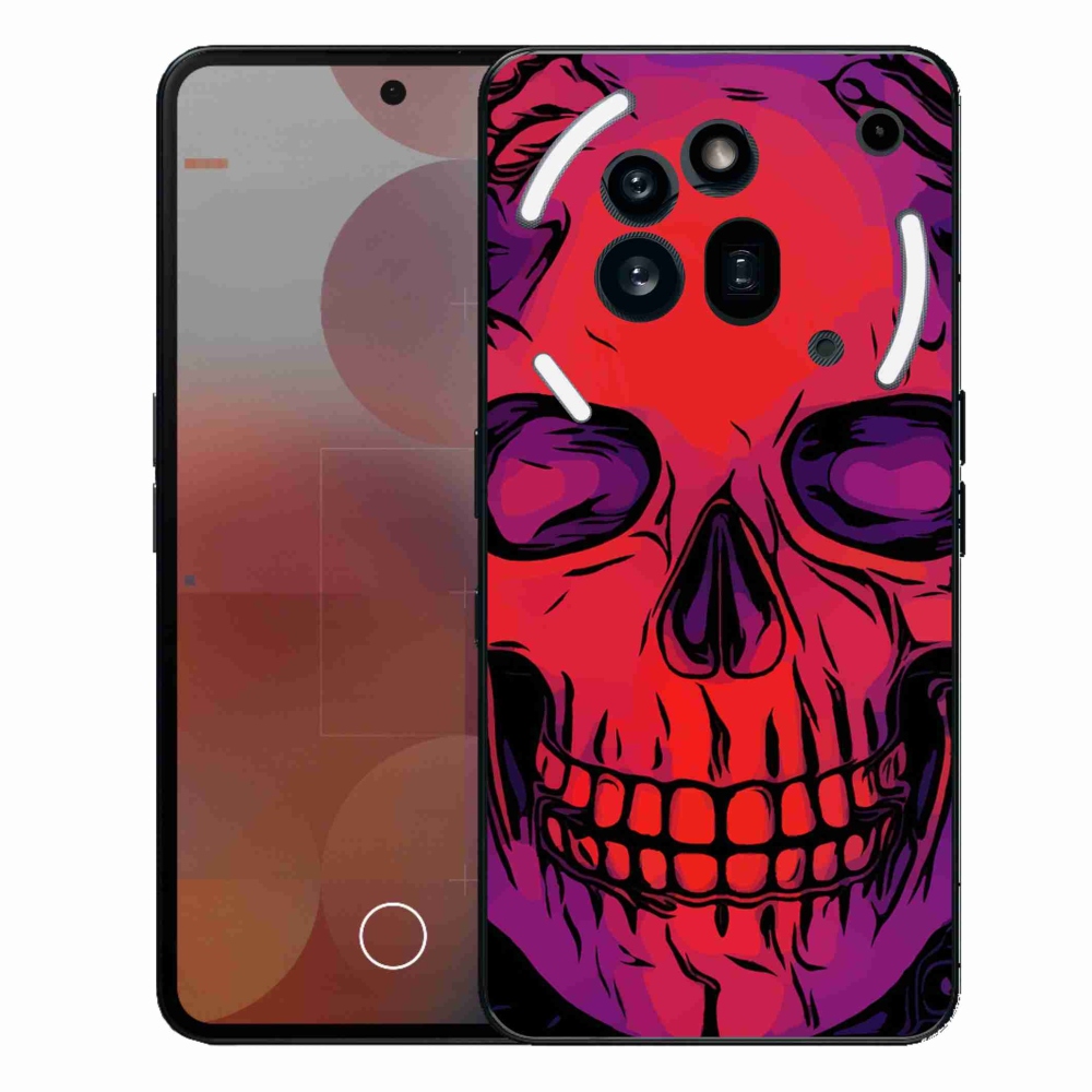 Gélový kryt mmCase na Nothing Phone (3a) Pro - lebka