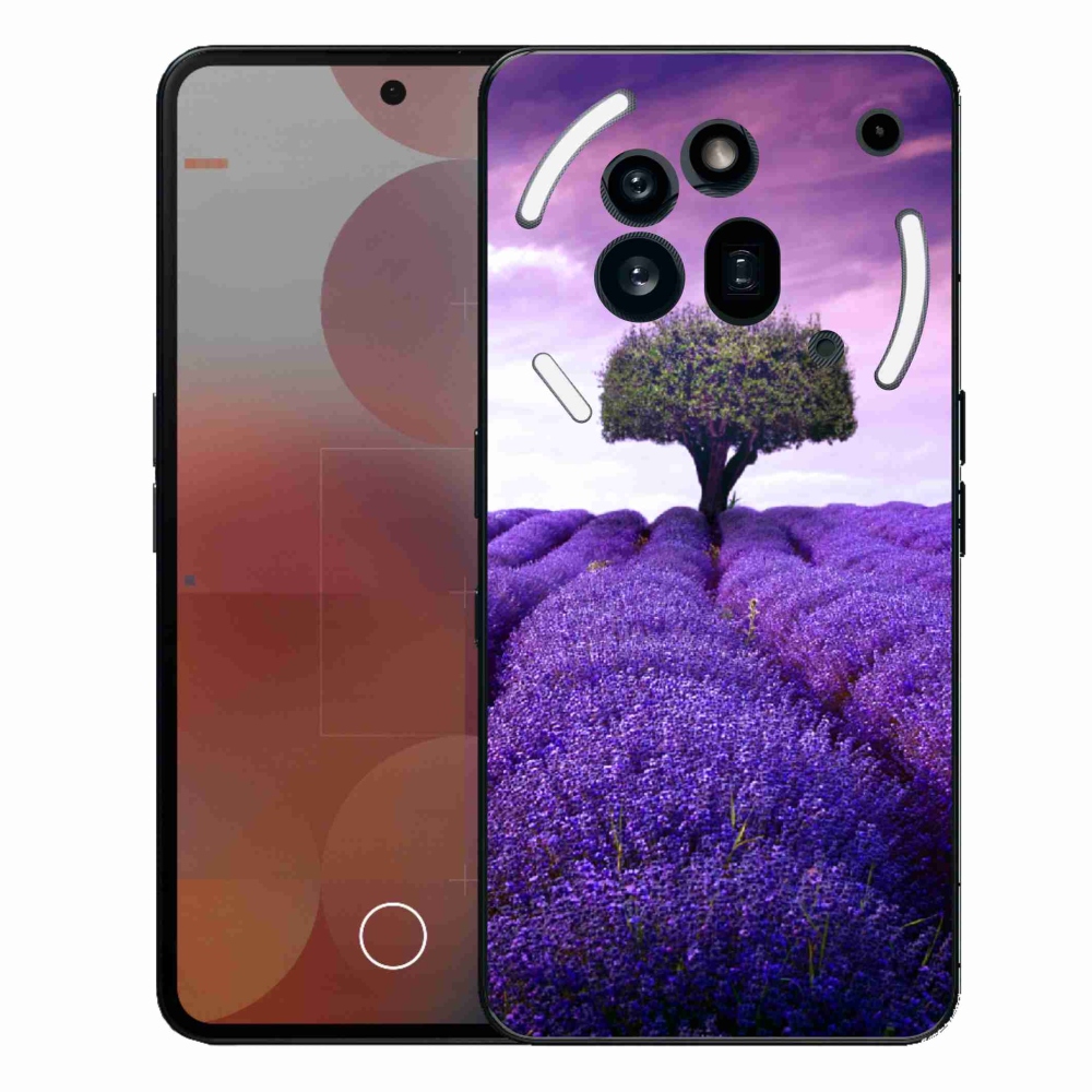 Gélový kryt mmCase na Nothing Phone (3a) Pro - levanduľová lúka