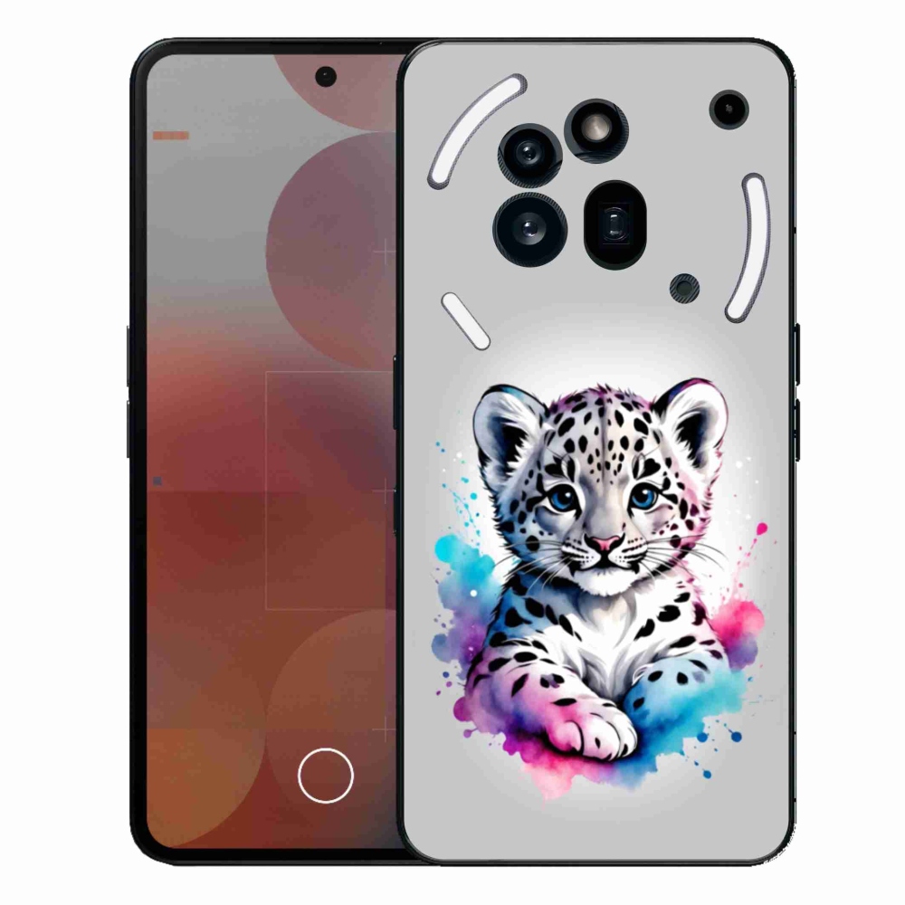Gélový kryt mmCase na Nothing Phone (3a) Pro - leopardie mláďa