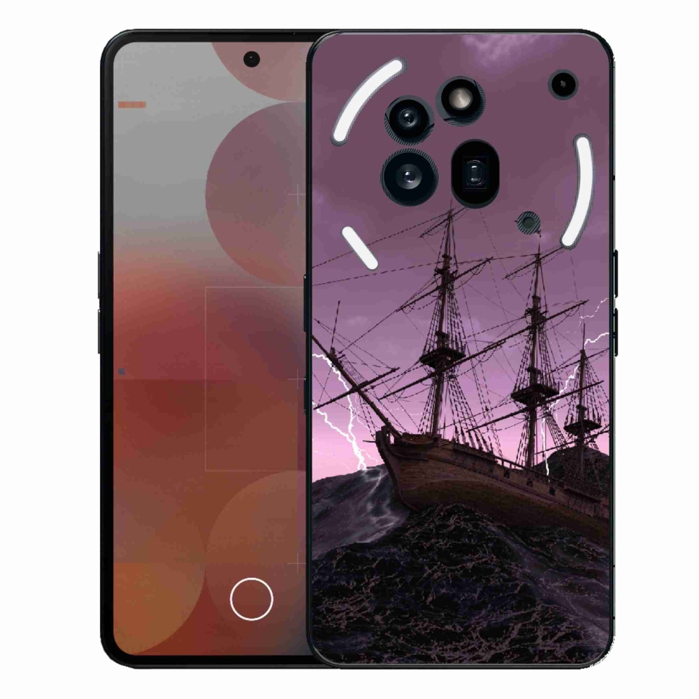 Gélový kryt mmCase na Nothing Phone (3a) Pre - loď v búrke