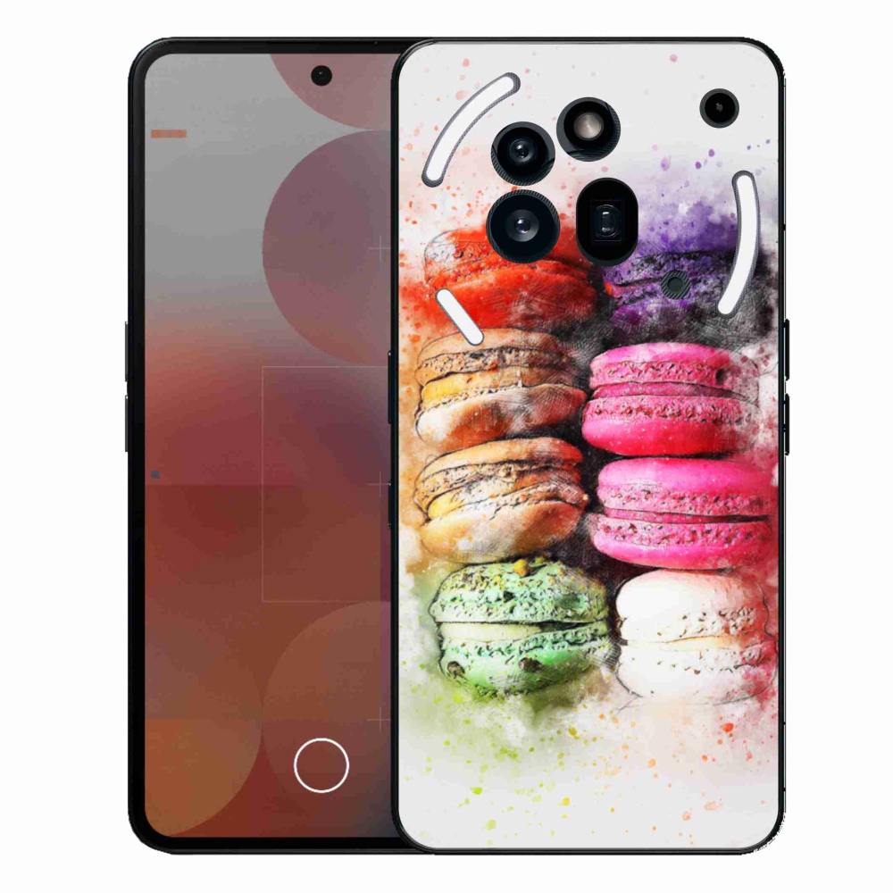 Gélový kryt mmCase na Nothing Phone (3a) Pro - makrónky