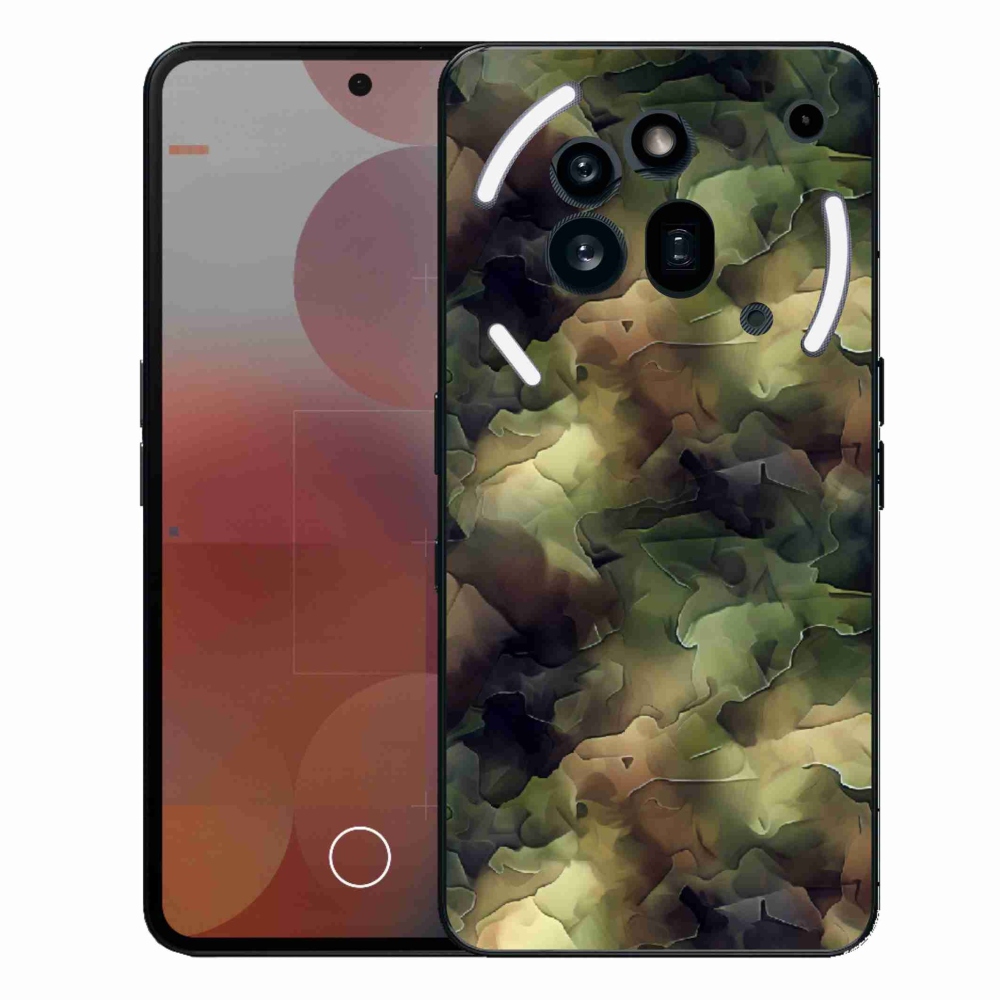 Gélový kryt mmCase na Nothing Phone (3a) Pro - maskáčový vzor 10