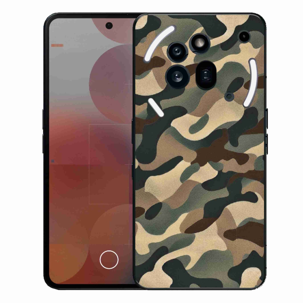Gélový kryt mmCase na Nothing Phone (3a) Pro - maskáčový vzor 11