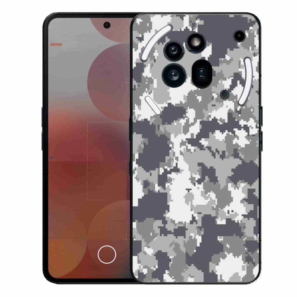 Gélový kryt mmCase na Nothing Phone (3a) Pro - maskáčový vzor 2