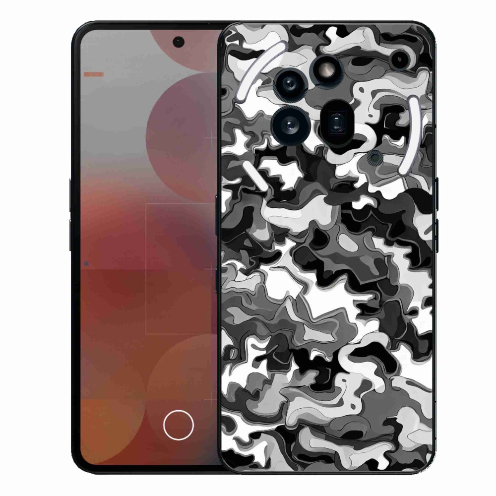 Gélový kryt mmCase na Nothing Phone (3a) Pro - maskáčový vzor 3