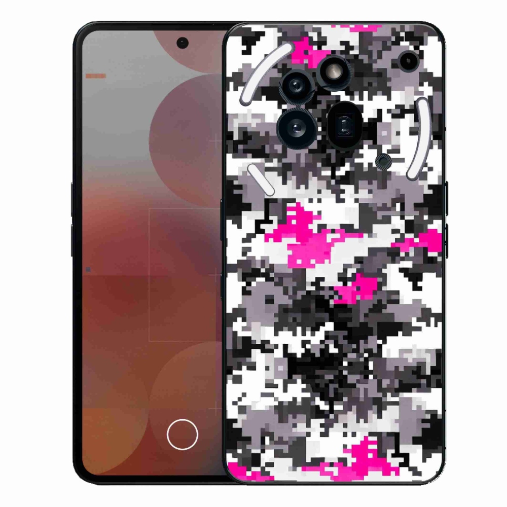 Gélový kryt mmCase na Nothing Phone (3a) Pro - maskáčový vzor 4