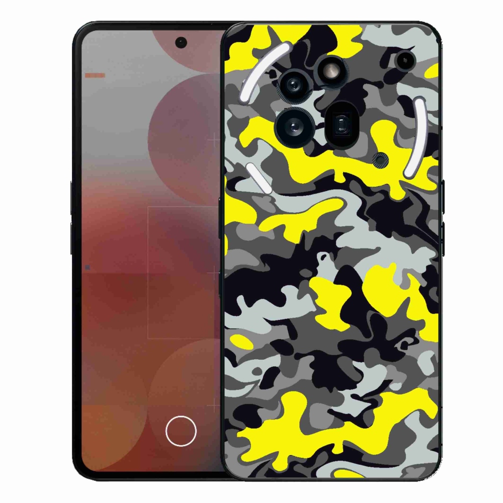 Gélový kryt mmCase na Nothing Phone (3a) Pro - maskáčový vzor 6