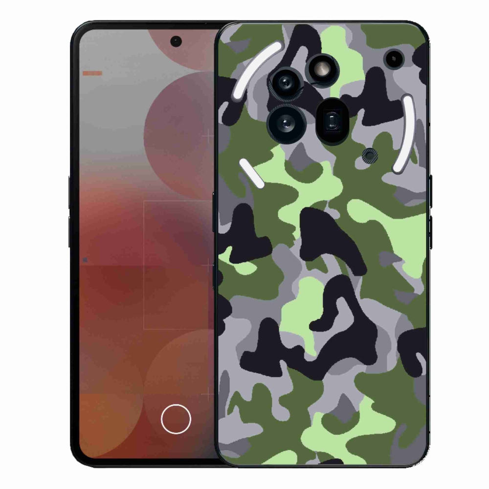 Gélový kryt mmCase na Nothing Phone (3a) Pro - maskáčový vzor 7