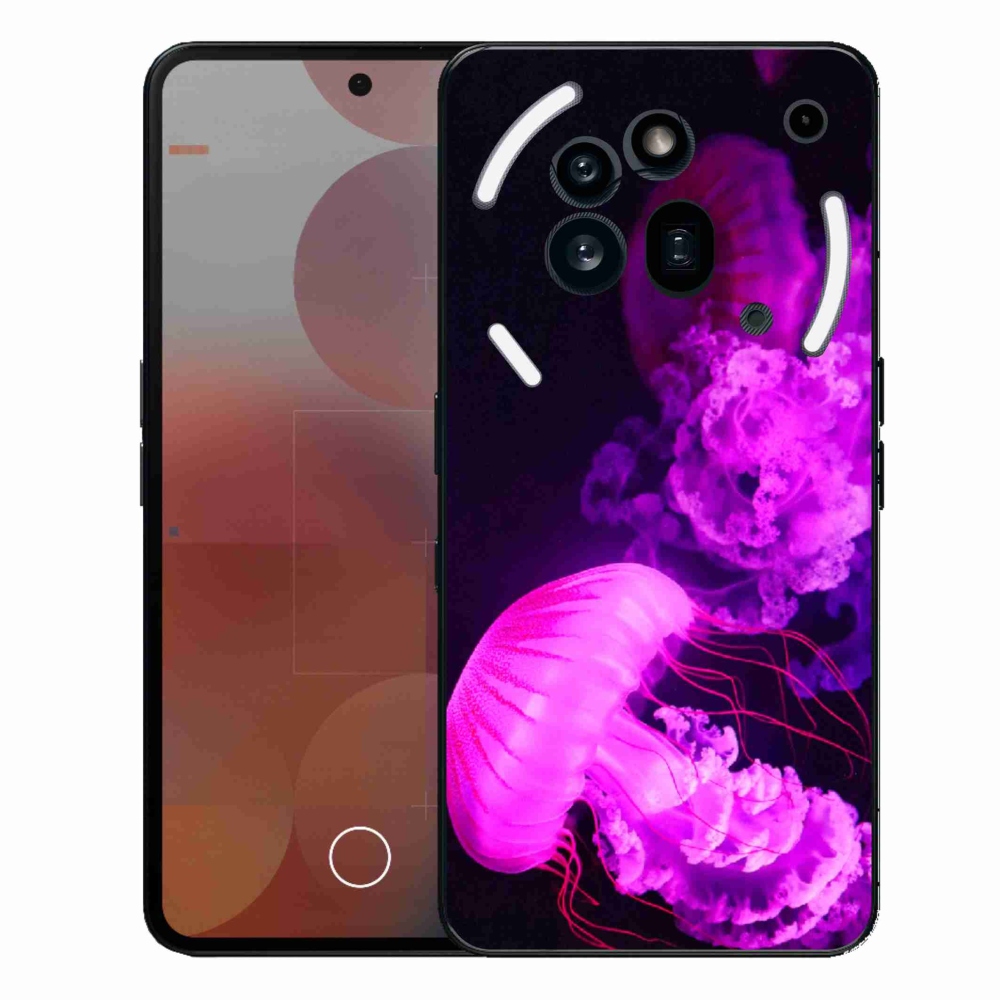 Gélový kryt mmCase na Nothing Phone (3a) Pro - medúza 1