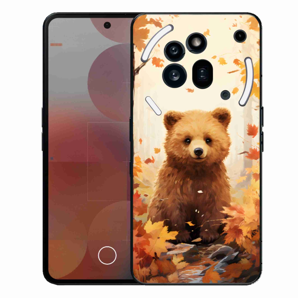 Gélový kryt mmCase na Nothing Phone (3a) Pro - medveď v lese