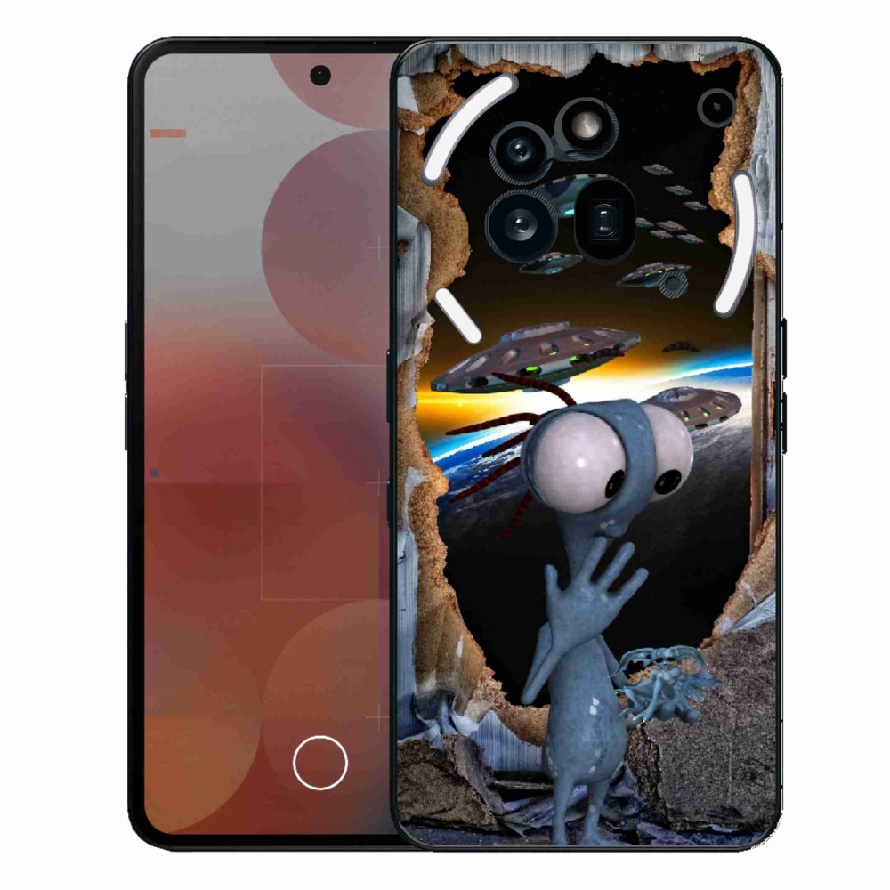 Gélový kryt mmCase na Nothing Phone (3a) Pre - mimozemšťan
