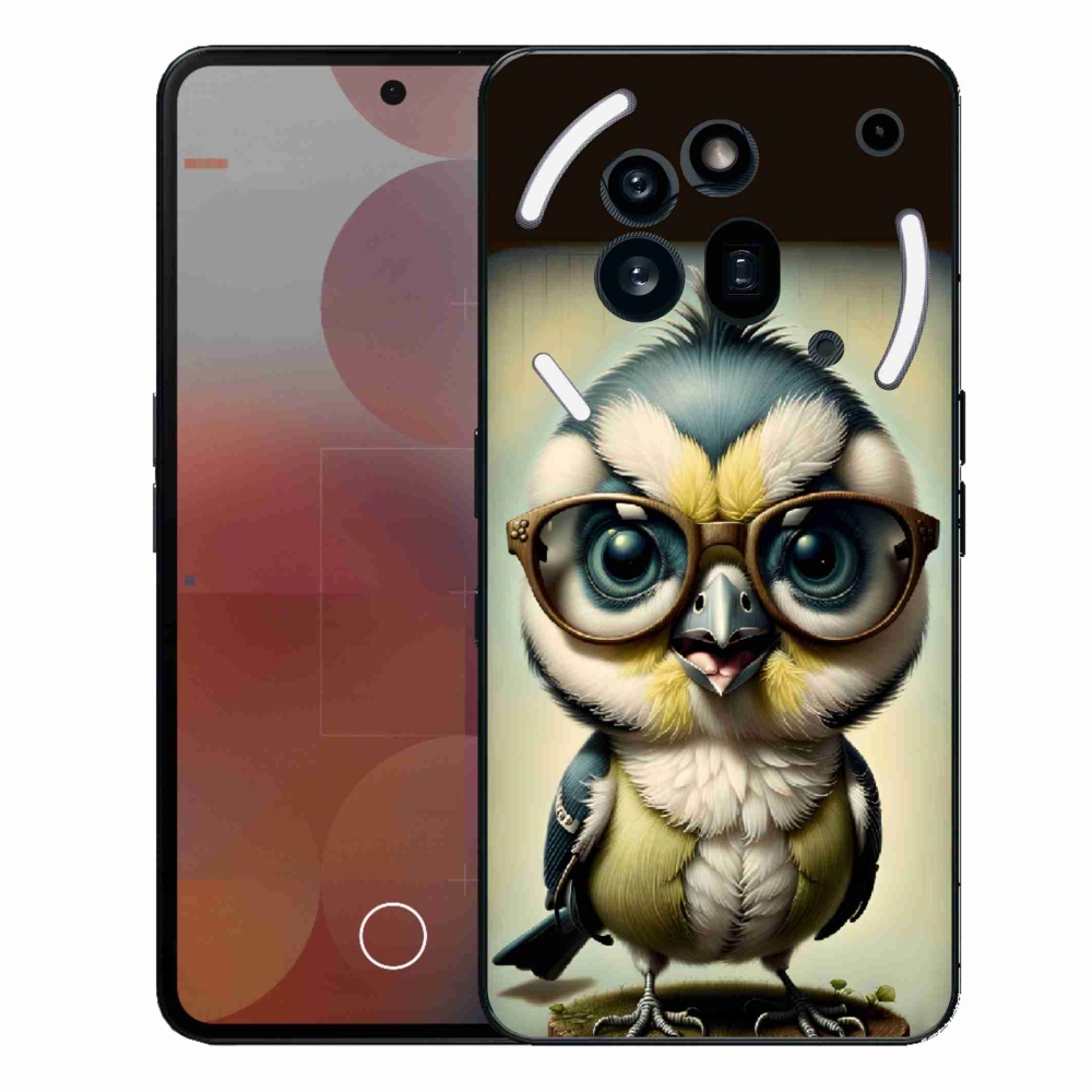 Gélový kryt mmCase na Nothing Phone (3a) Pro - mláďa s okuliarmi