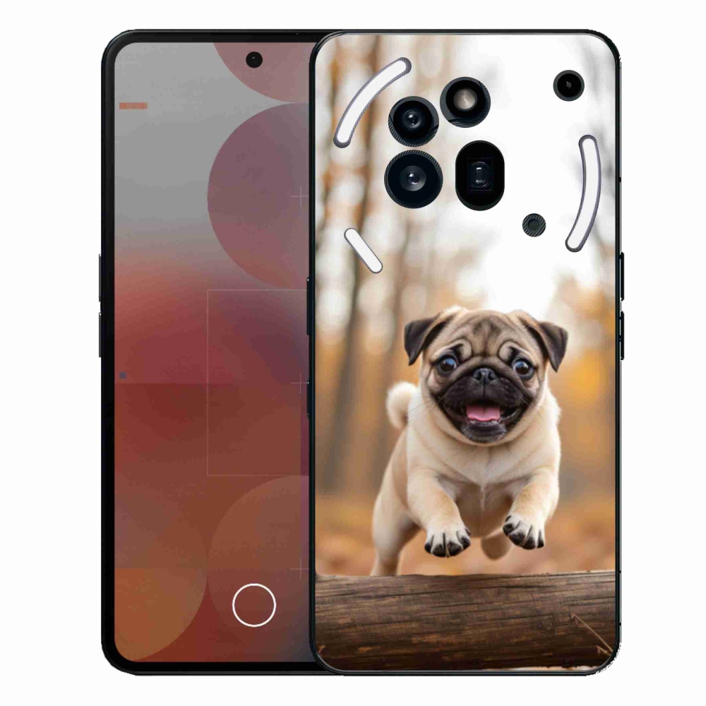 Gélový kryt mmCase na Nothing Phone (3a) Pro - mops 2