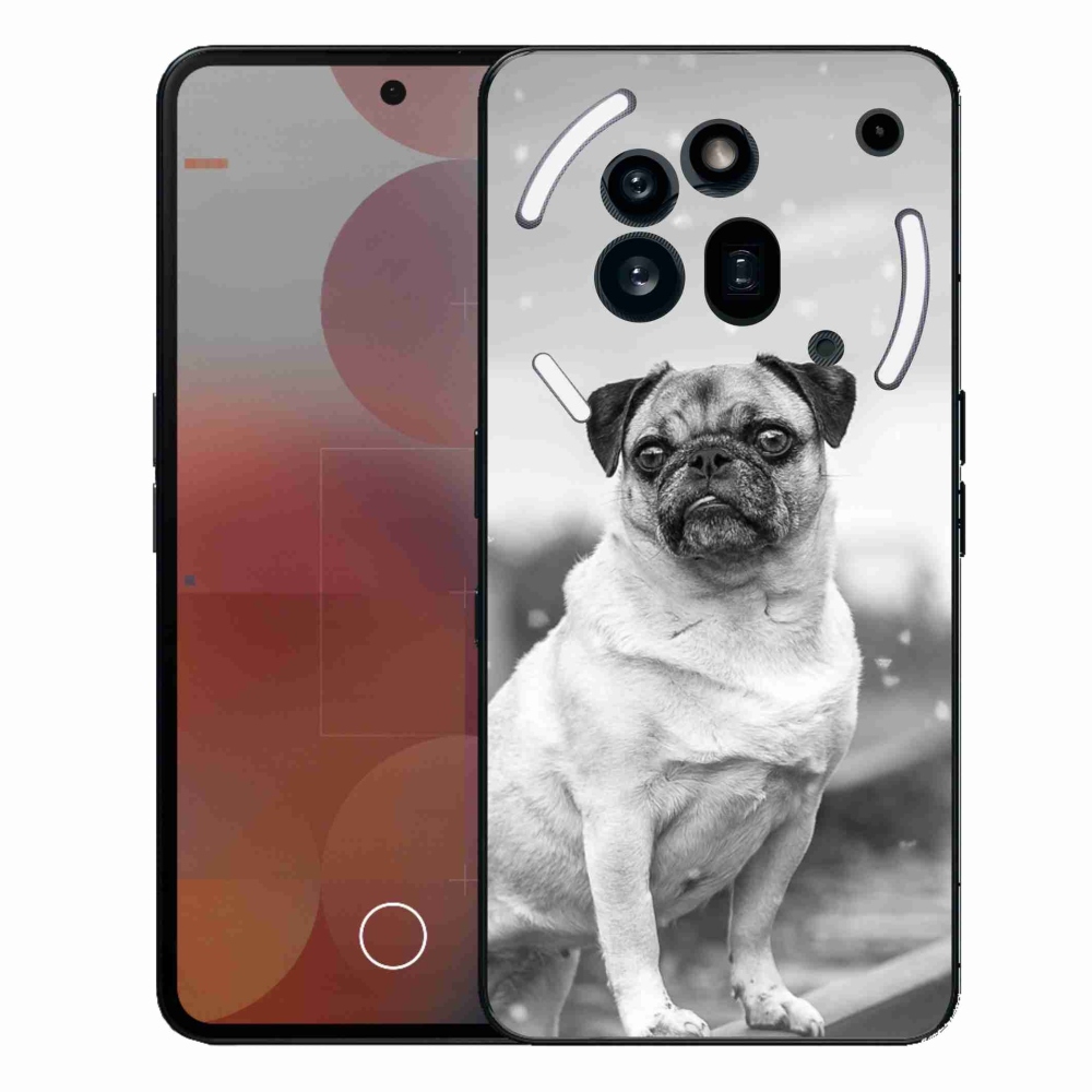 Gélový kryt mmCase na Nothing Phone (3a) Pro - mops