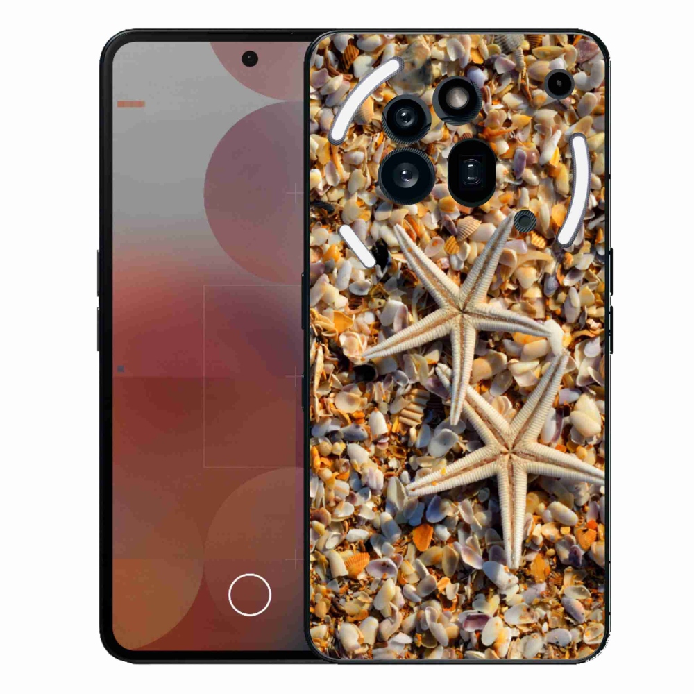 Gélový kryt mmCase na Nothing Phone (3a) Pro - morské hviezdice