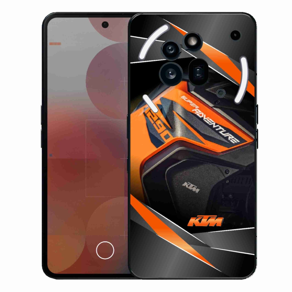 Gélový kryt mmCase na Nothing Phone (3a) Pro - motorka ktm