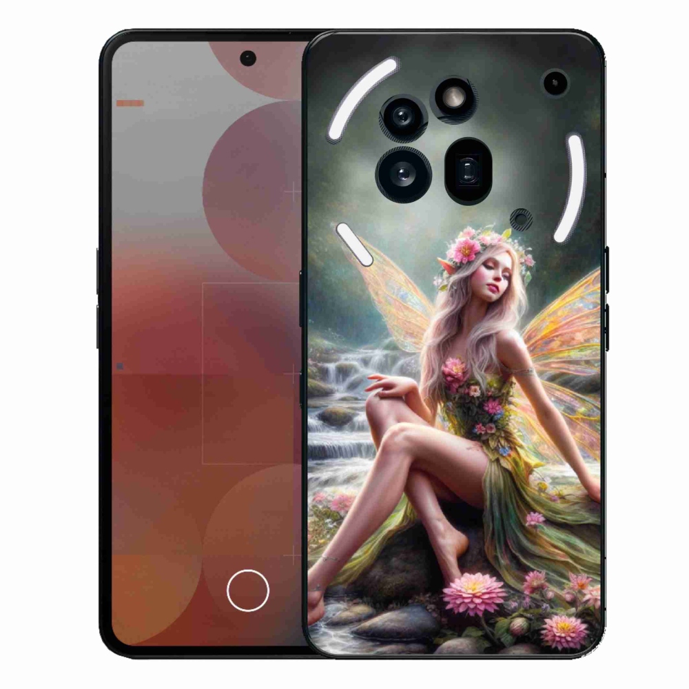 Gélový kryt mmCase na Nothing Phone (3a) Pro - motýlia žena 1