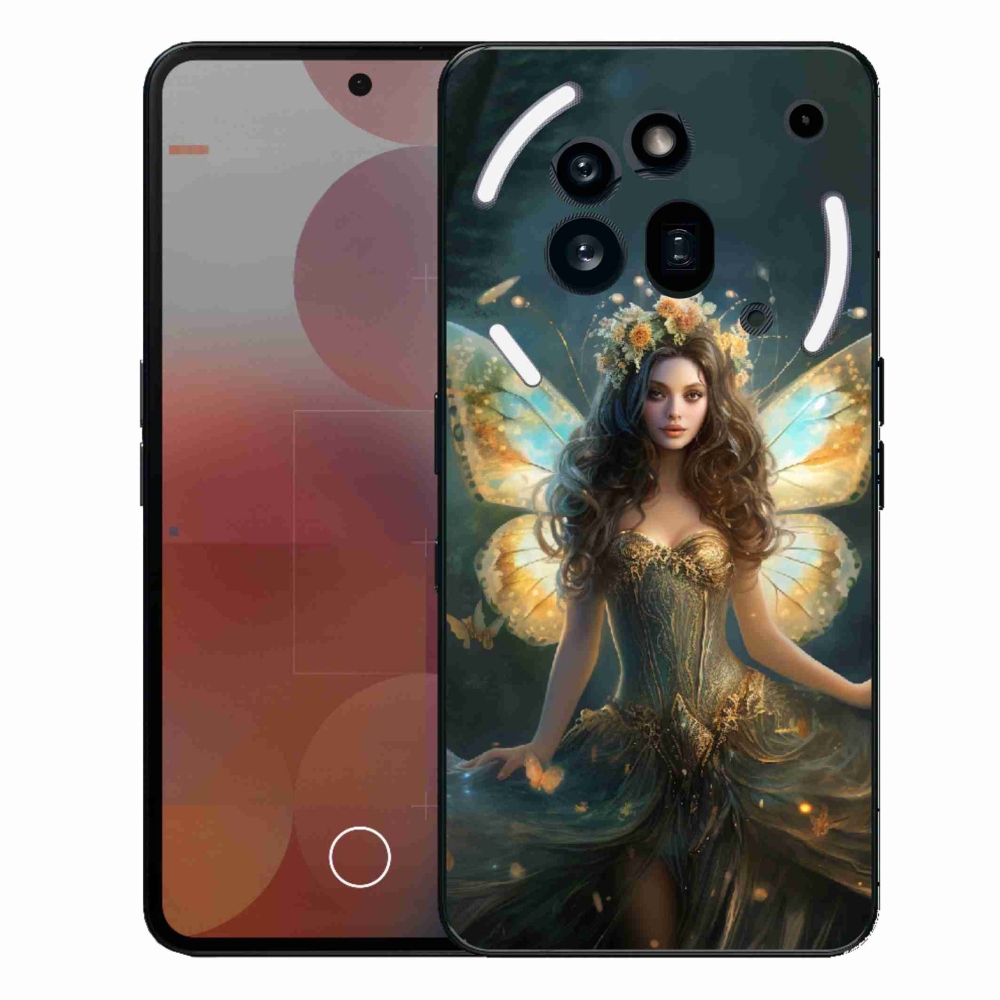 Gélový kryt mmCase na Nothing Phone (3a) Pre - motýlia žena