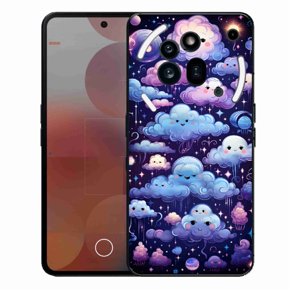 Gélový kryt mmCase na Nothing Phone (3a) Pre - mráčiky