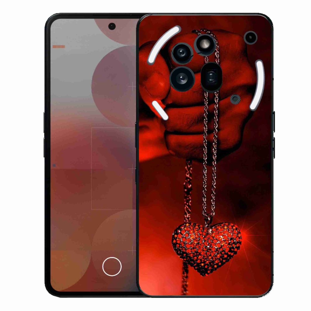 Gélový kryt mmCase na Nothing Phone (3a) Pro - náhrdelník