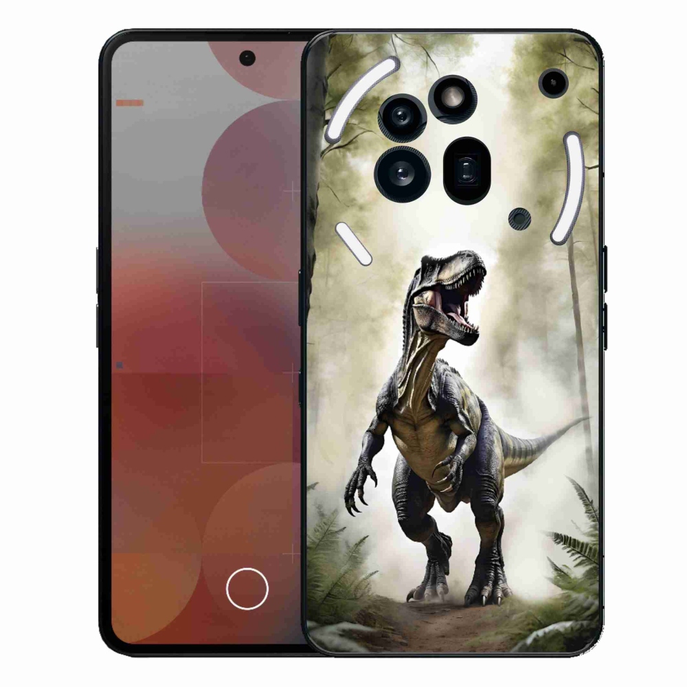 Gélový kryt mmCase na Nothing Phone (3a) Pre - naštvaný T-Rex