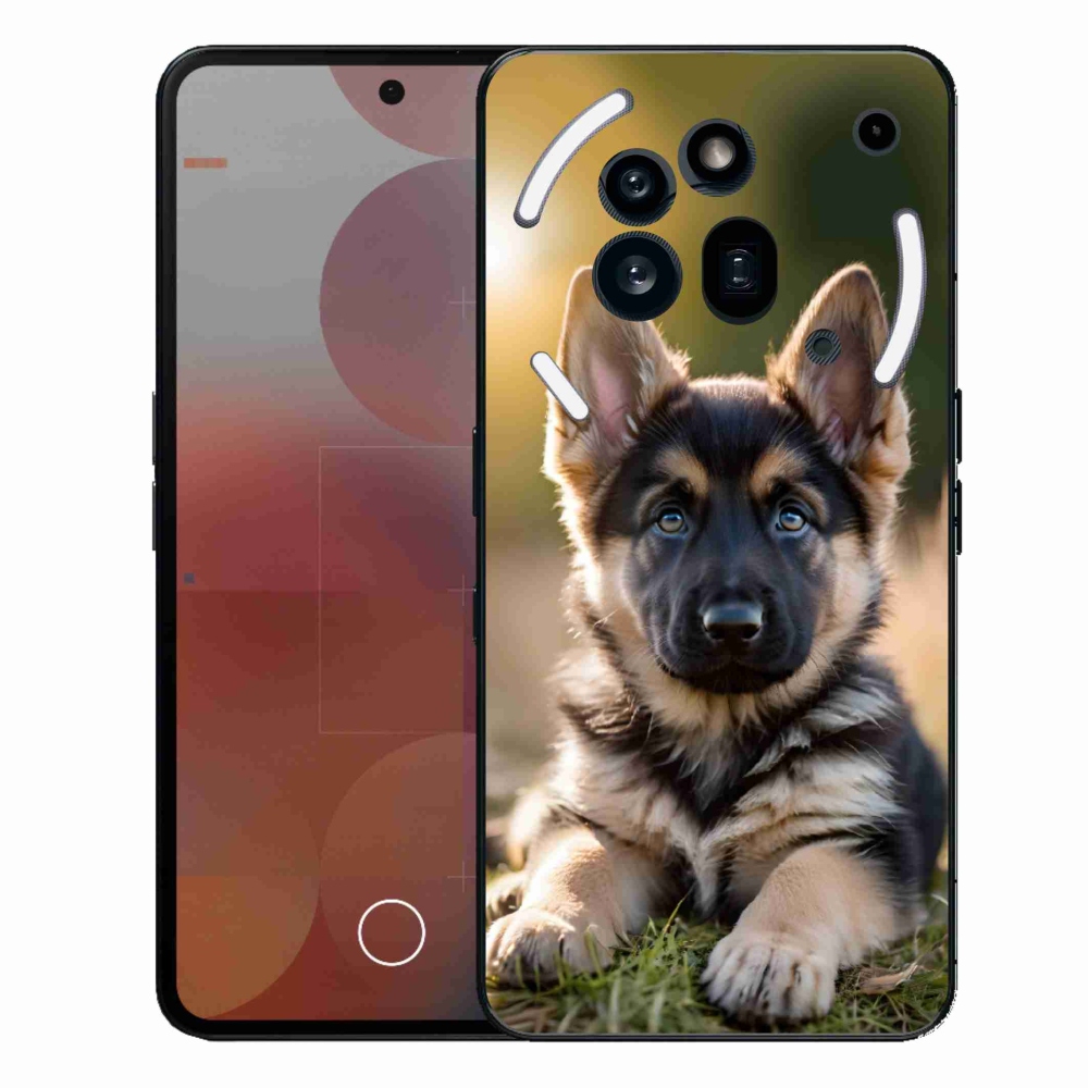 Gélový kryt mmCase na Nothing Phone (3a) Pro - nemecký ovčiak v prírode