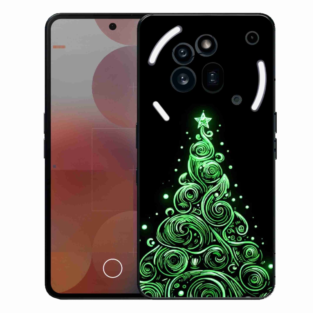 Gélový kryt mmCase na Nothing Phone (3a) Pro - neónový vianočný stromček 3