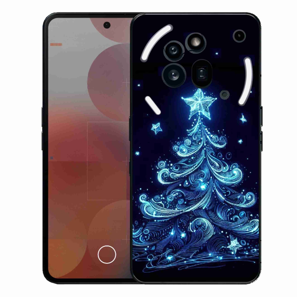 Gélový kryt mmCase na Nothing Phone (3a) Pro - neónový vianočný stromček 4