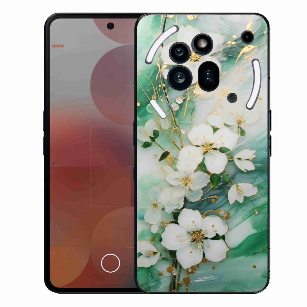 Gélový kryt mmCase na Nothing Phone (3a) Pre - nežné kvety