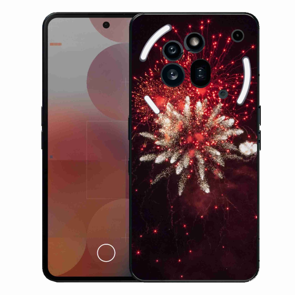 Gélový kryt mmCase na Nothing Phone (3a) Pre - ohňostroj