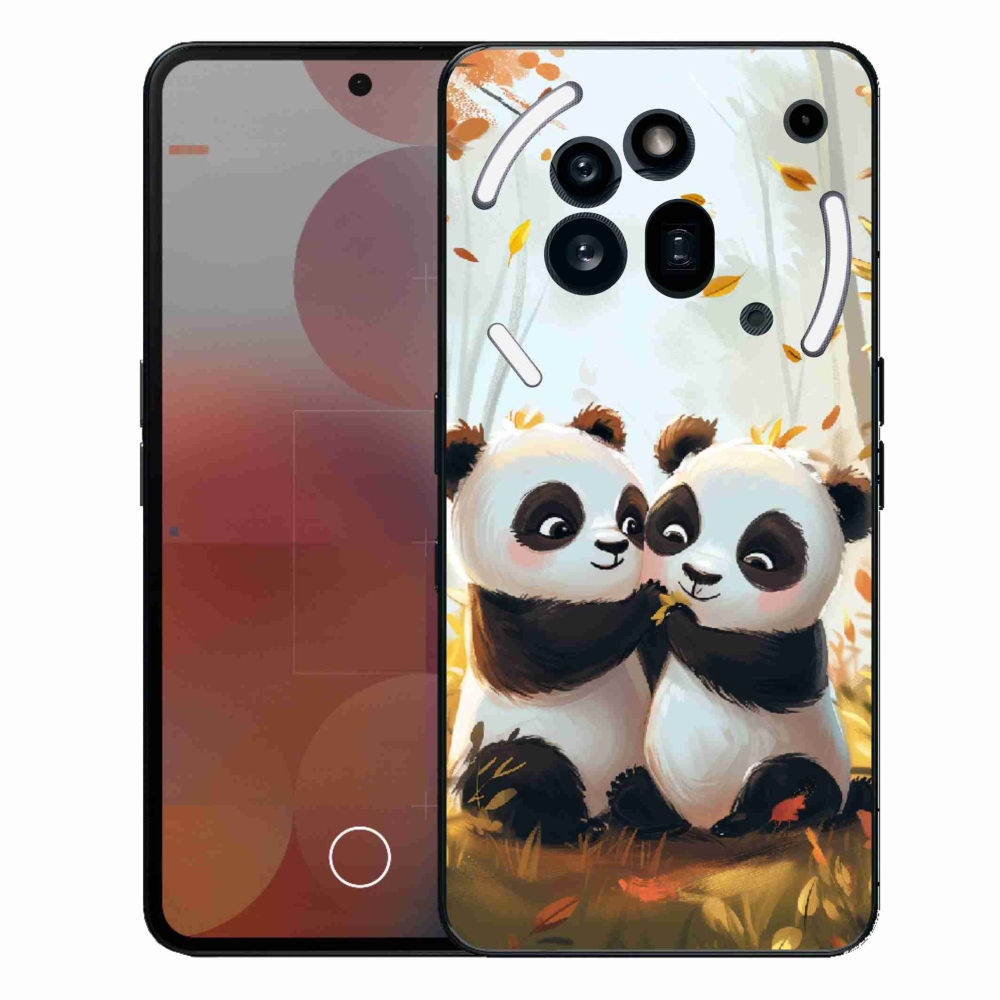 Gélový kryt mmCase na Nothing Phone (3a) Pre - pandy