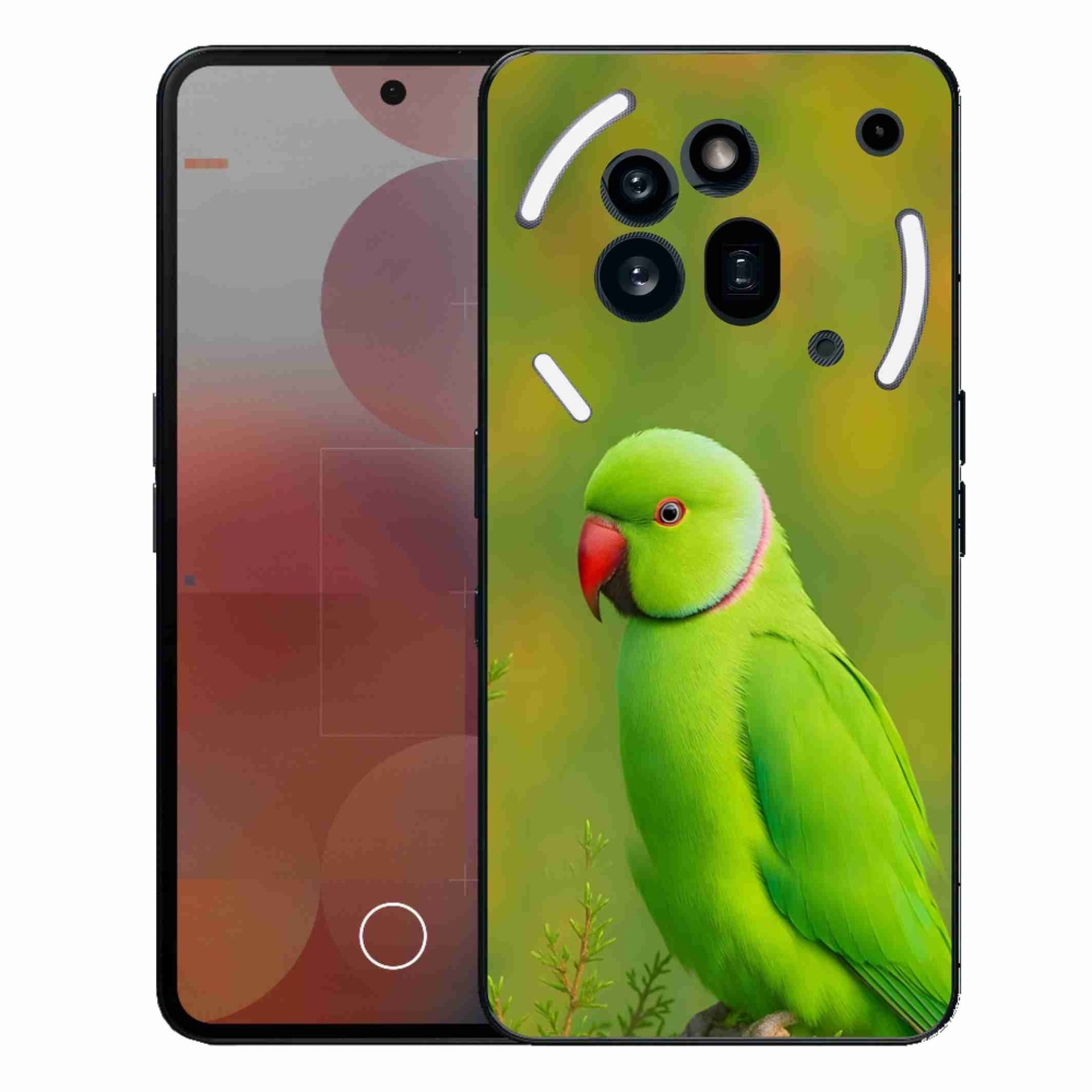 Gélový kryt mmCase na Nothing Phone (3a) Pre - papagáj alexander 2