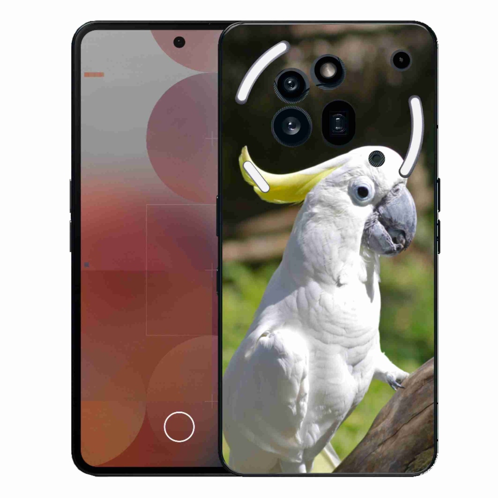 Gélový kryt mmCase na Nothing Phone (3a) Pre - papagáj kakadu 2