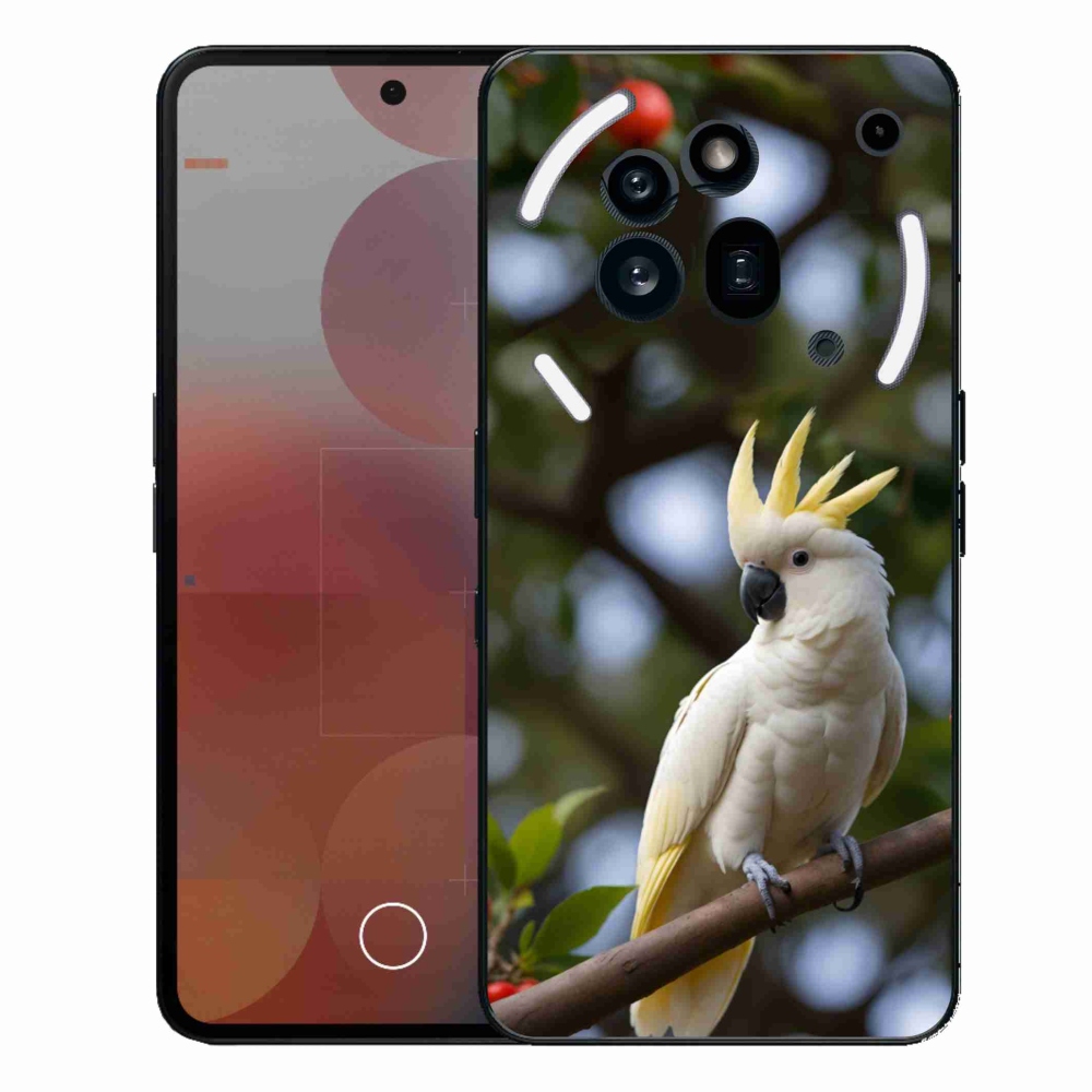 Gélový kryt mmCase na Nothing Phone (3a) Pre - papagáj kakadu 3