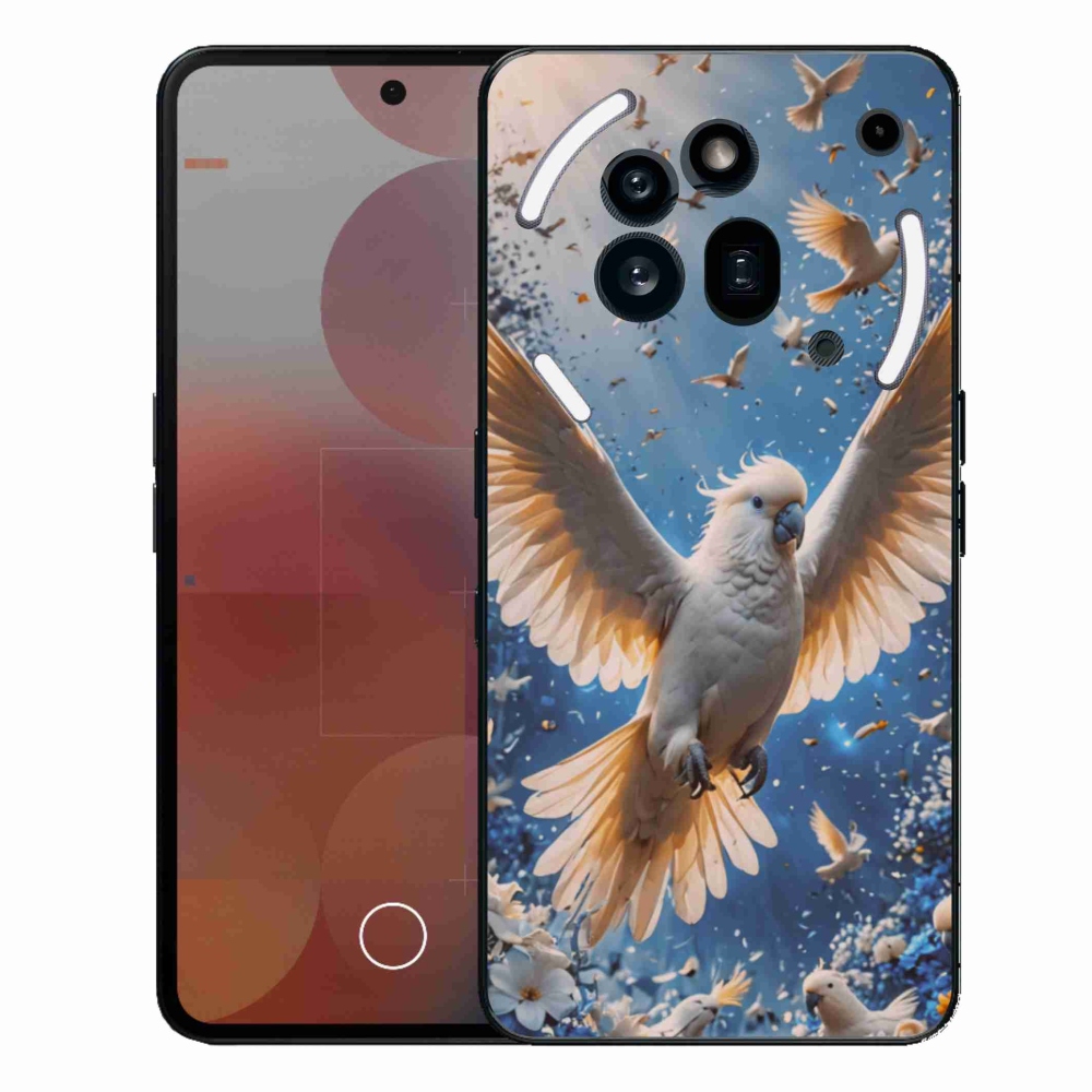 Gélový kryt mmCase na Nothing Phone (3a) Pre - papagáj kakadu