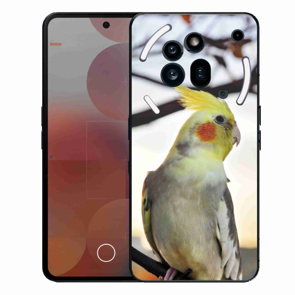Gélový kryt mmCase na Nothing Phone (3a) Pre - papagáj korela