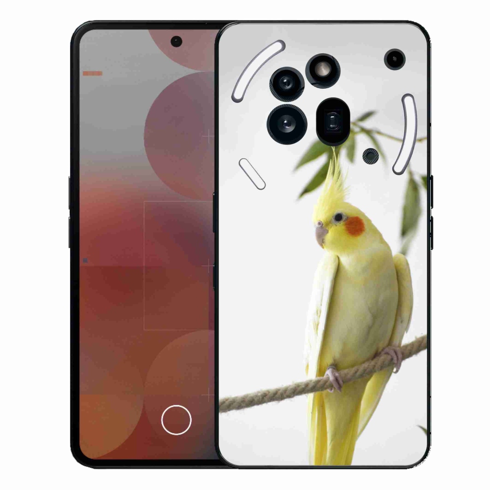 Gélový kryt mmCase na Nothing Phone (3a) Pre - papagáj korela chocholatá