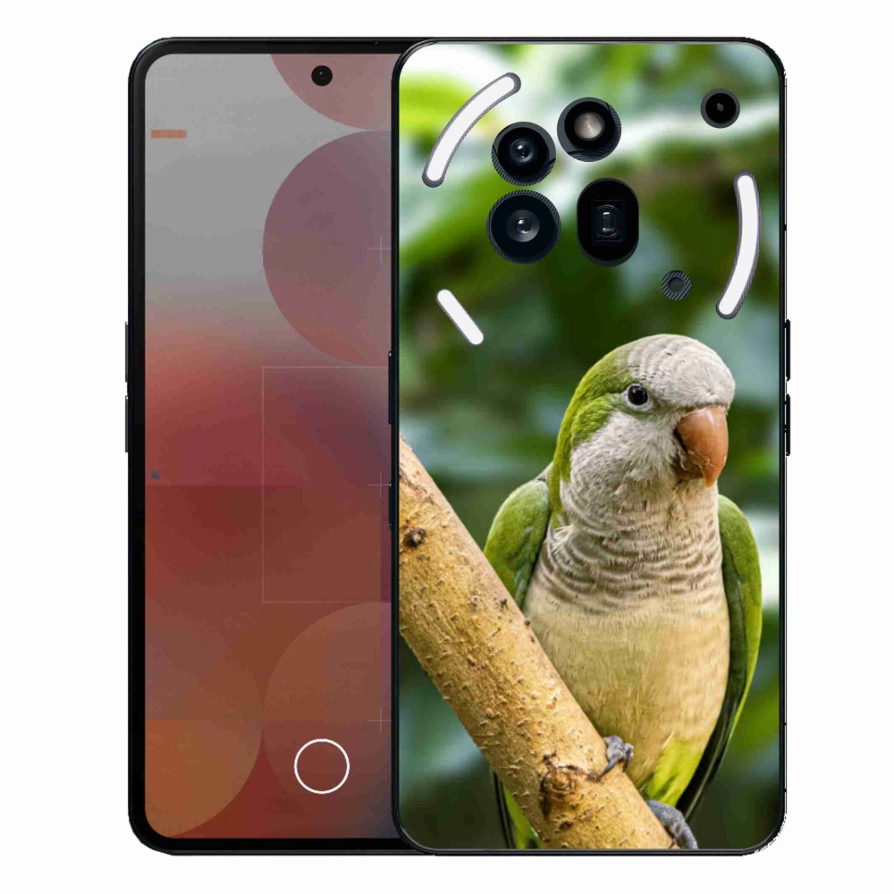 Gélový kryt mmCase na Nothing Phone (3a) Pre - papagáj mníšok