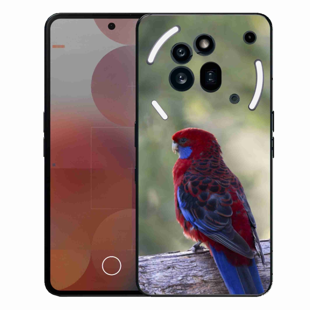 Gélový kryt mmCase na Nothing Phone (3a) Pre - papagáj rosela