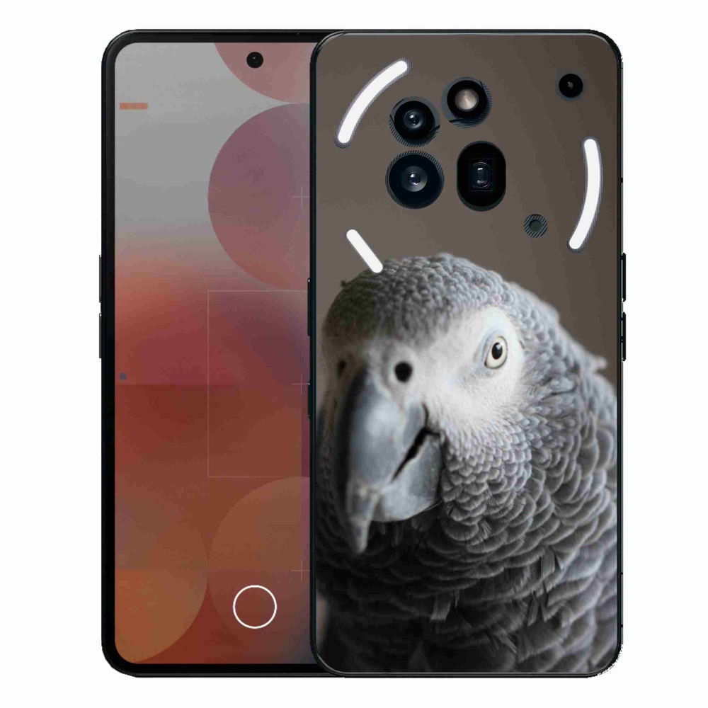 Gélový kryt mmCase na Nothing Phone (3a) Pre - papagáj žako 2