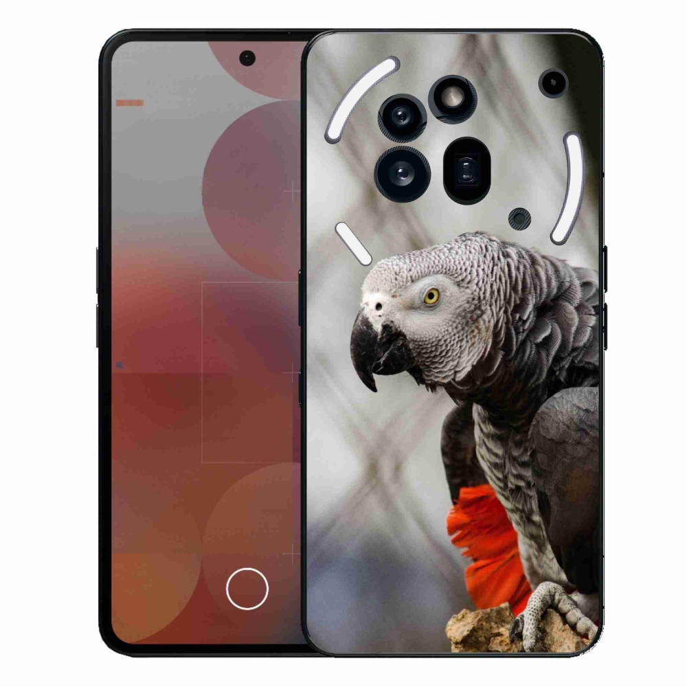 Gélový kryt mmCase na Nothing Phone (3a) Pre - papagáj žako 3
