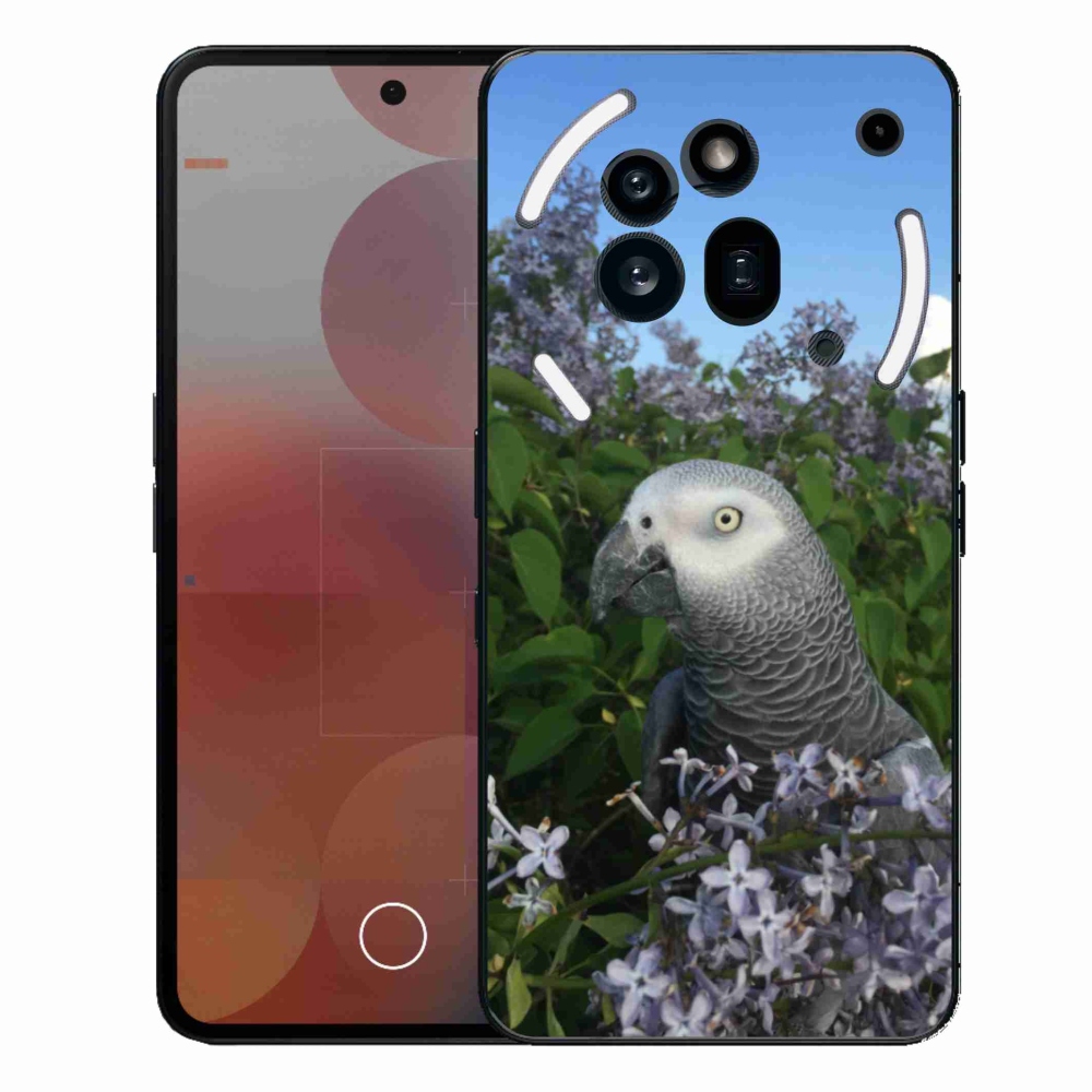 Gélový kryt mmCase na Nothing Phone (3a) Pre - papagáj žako