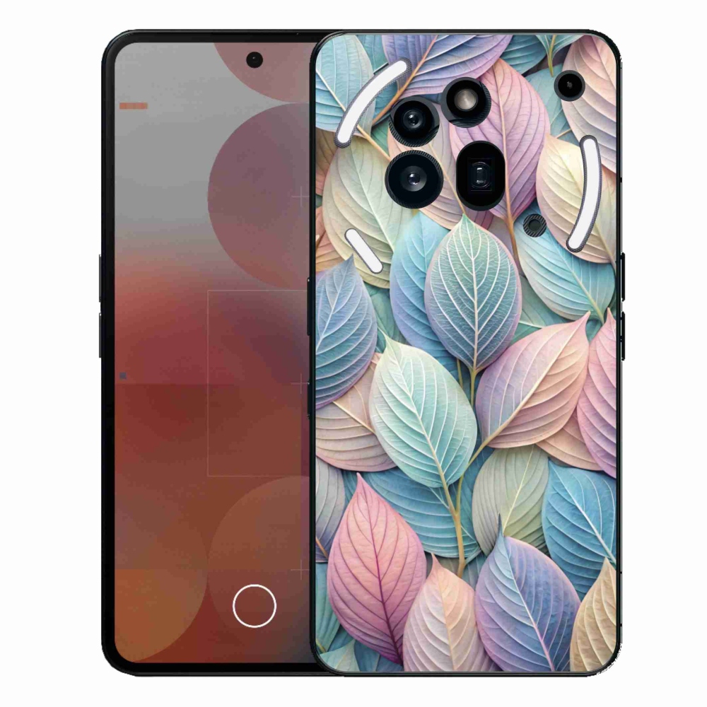 Gélový kryt mmCase na Nothing Phone (3a) Pre - pastelové listy