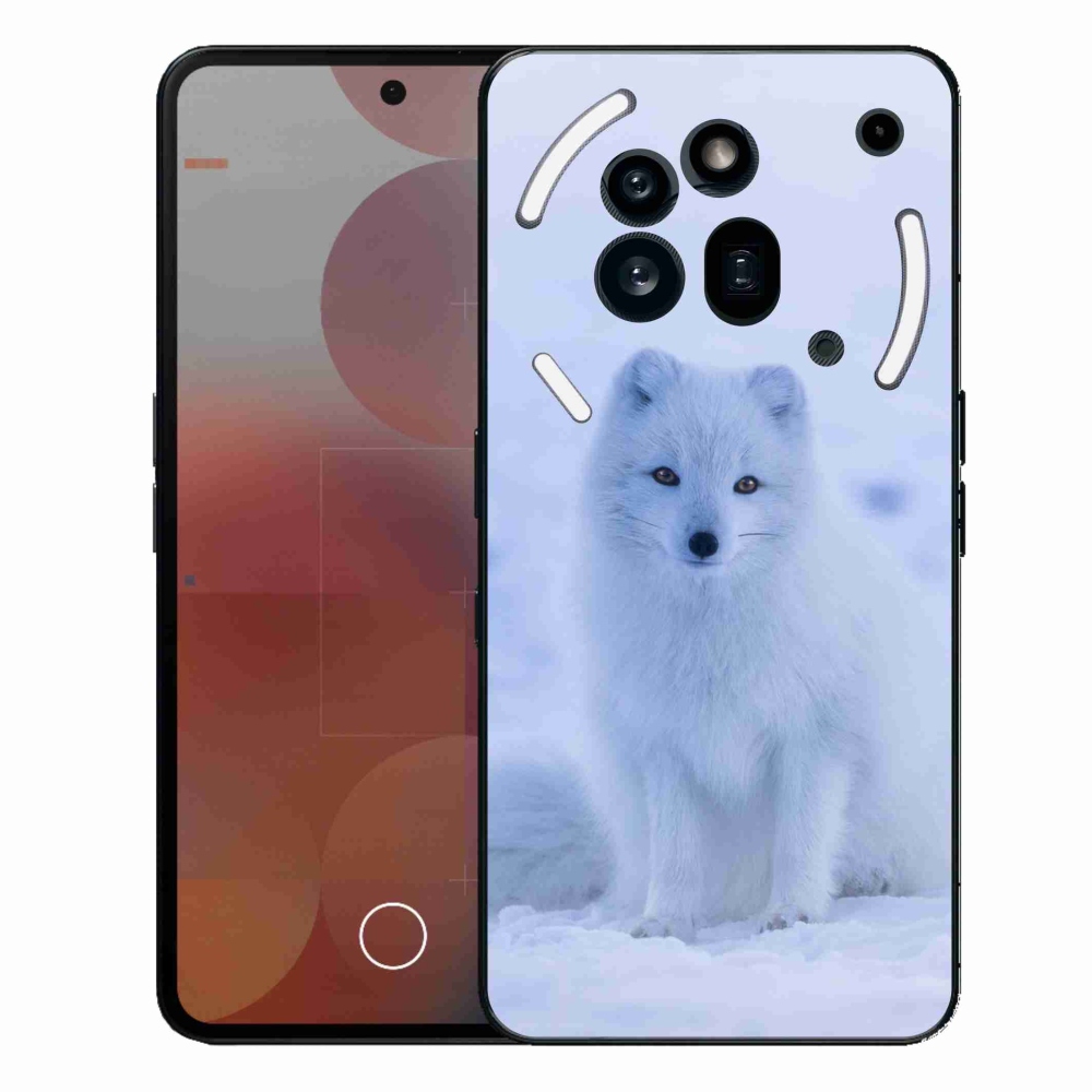 Gélový kryt mmCase na Nothing Phone (3a) Pro - polárna líška