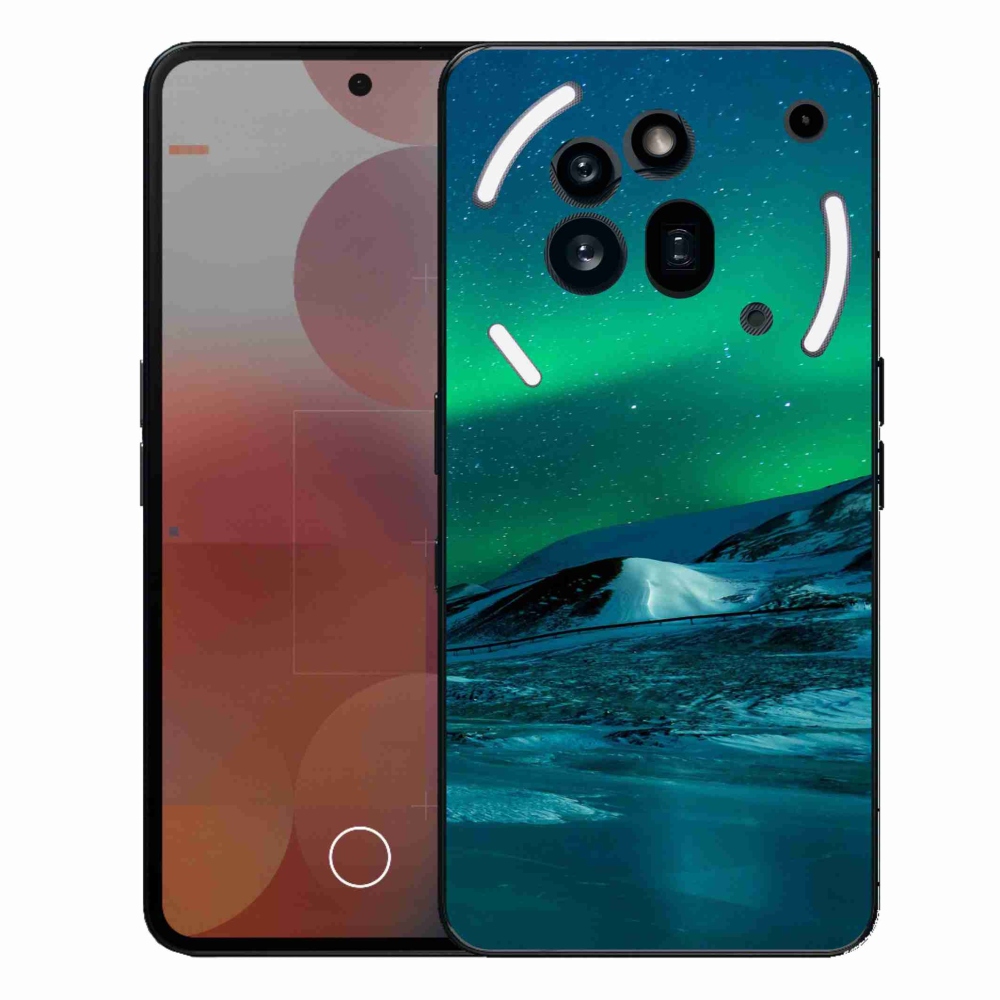Gélový kryt mmCase na Nothing Phone (3a) Pre - polárna žiara