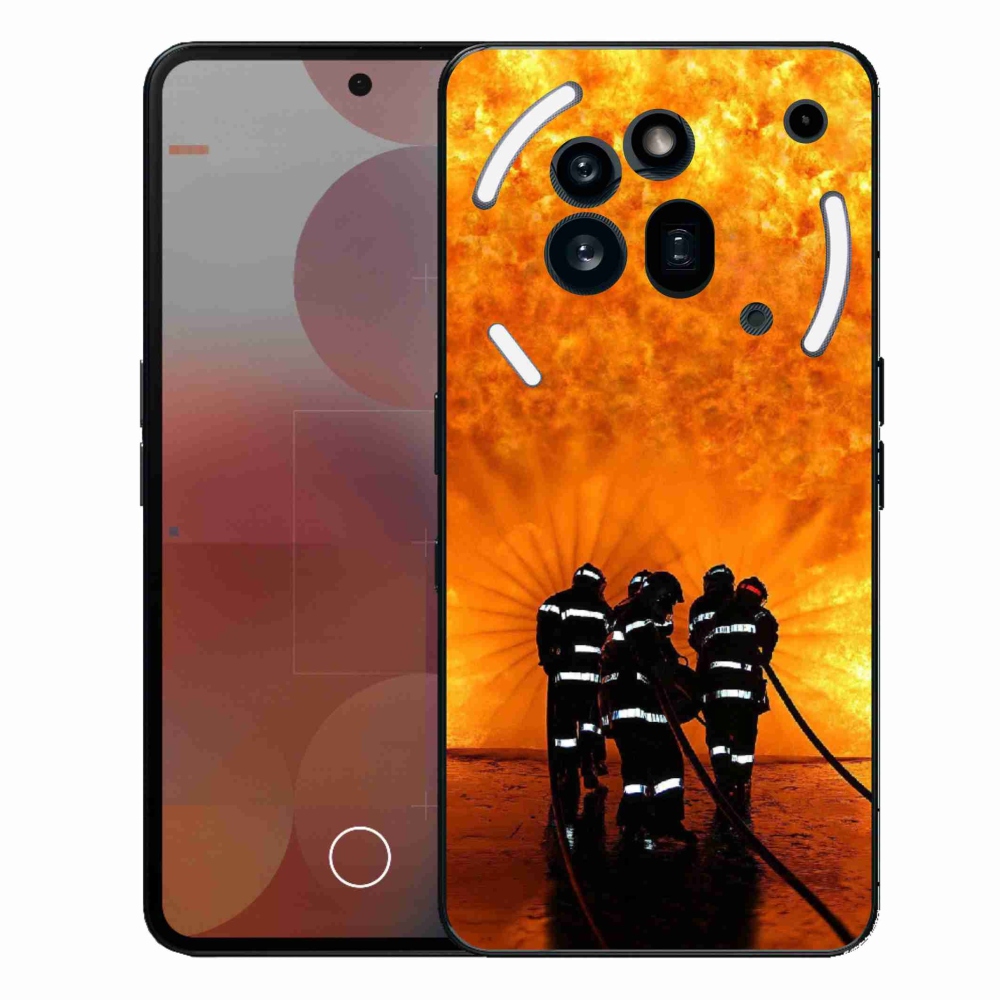 Gélový kryt mmCase na Nothing Phone (3a) Pre - požiar