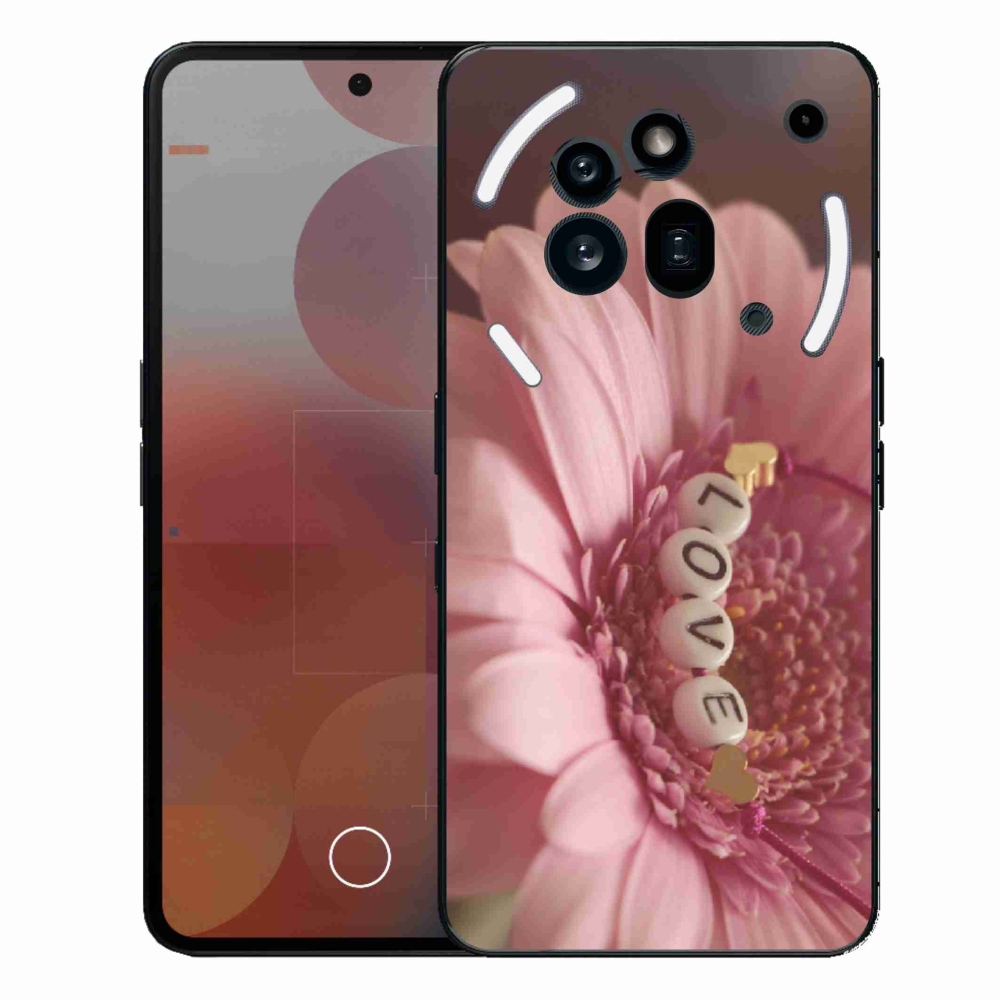 Gélový kryt mmCase na Nothing Phone (3a) Pre - prívesok love
