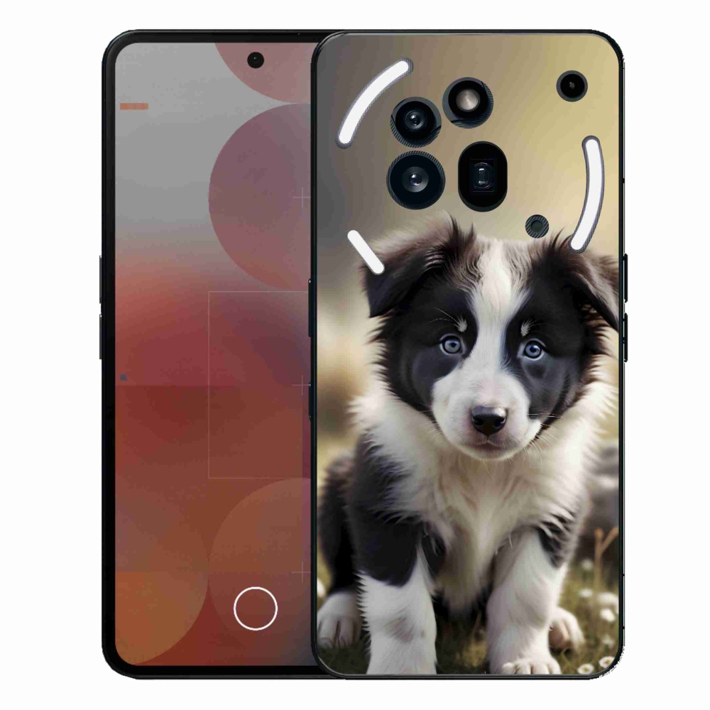 Gélový kryt mmCase na Nothing Phone (3a) Pro - roztomilá border kólia